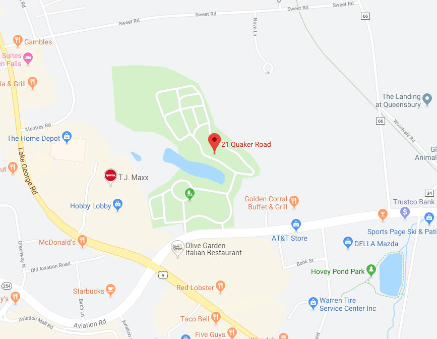 Cemetery Location Map